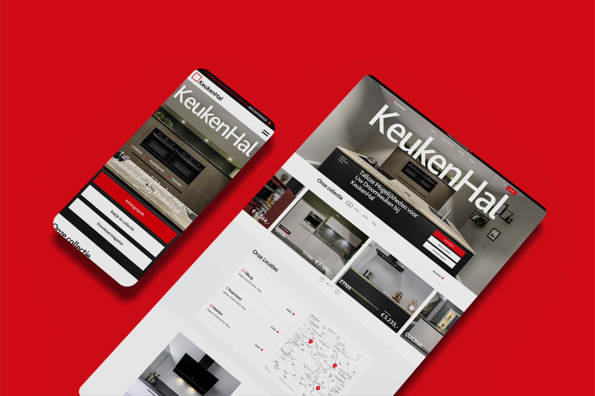 Project thumbnail van Keukenhal – Nieuwe WordPress website